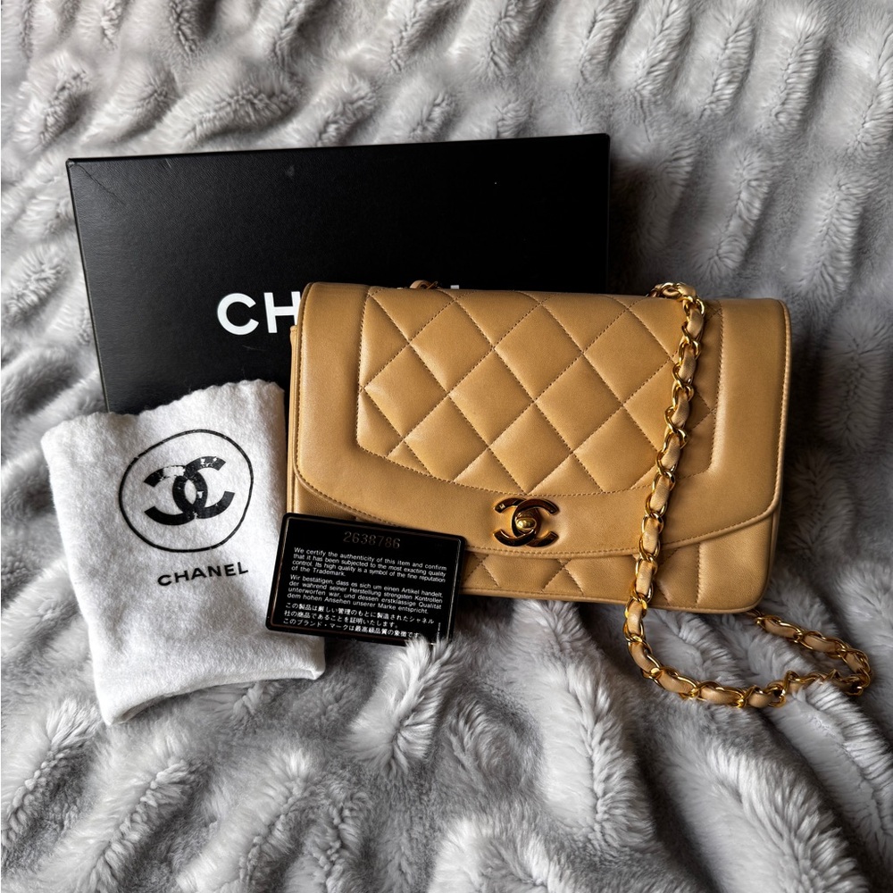 Chanel Small Diana Lambskin Flap Bag